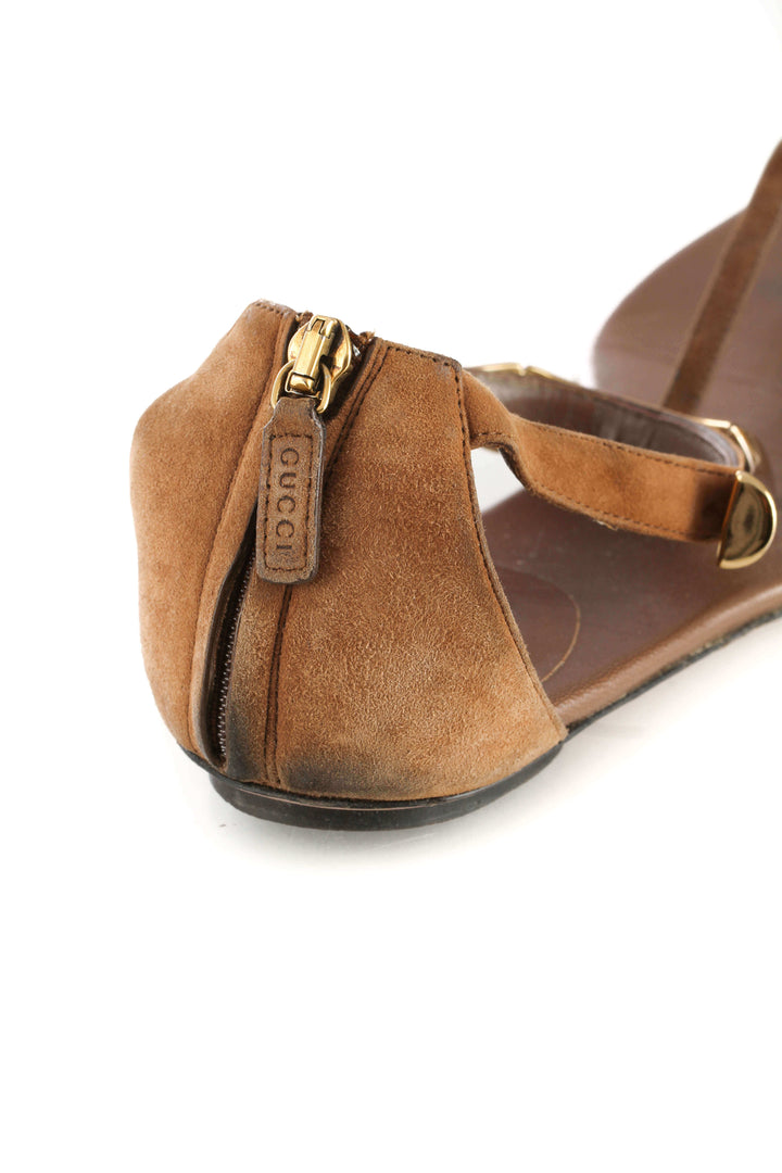 Zapato Gucci café, detalle 7 – ClosetRehab