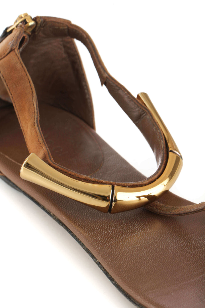 Zapato Gucci café, detalle 9 – ClosetRehab