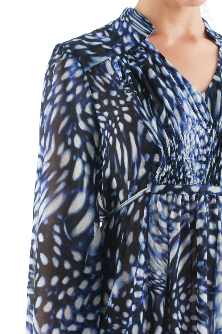 Vestido Chicos azul, vista lateral – ClosetRehab