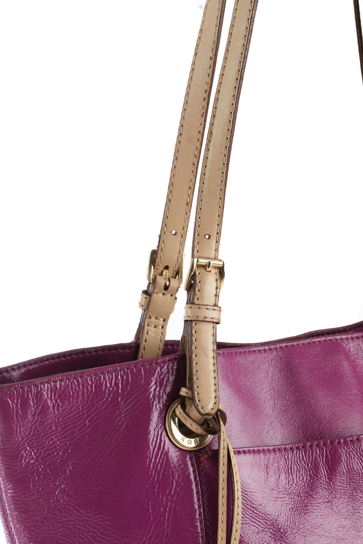 Bolsa Michael Kors morado, detalle 7 – ClosetRehab