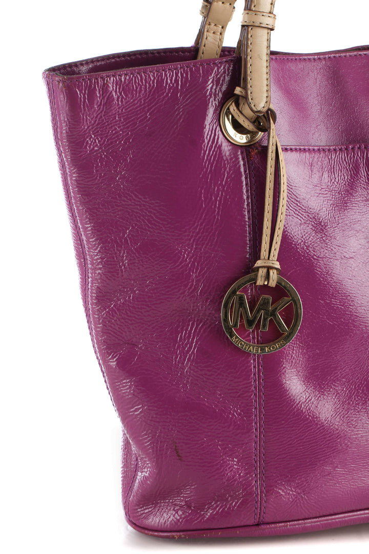 Bolsa Michael Kors morado, detalle 8 – ClosetRehab
