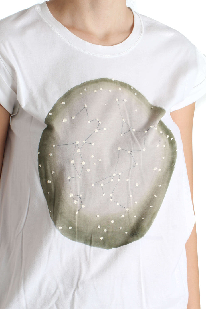 Blusa Ambrosi blanco, vista lateral – ClosetRehab