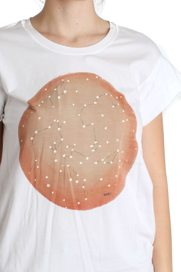 Blusa Ambrosi blanco, vista lateral – ClosetRehab