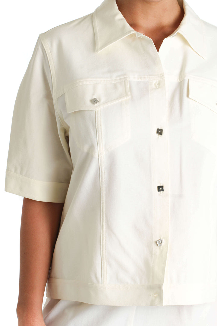 Conjunto Marina Rinaldi beige, vista lateral – ClosetRehab