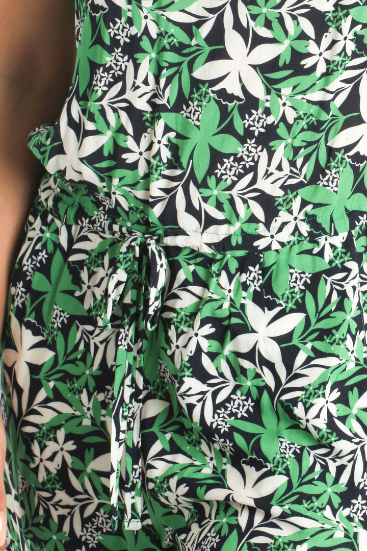 Vestido Velvet verde, vista lateral – ClosetRehab