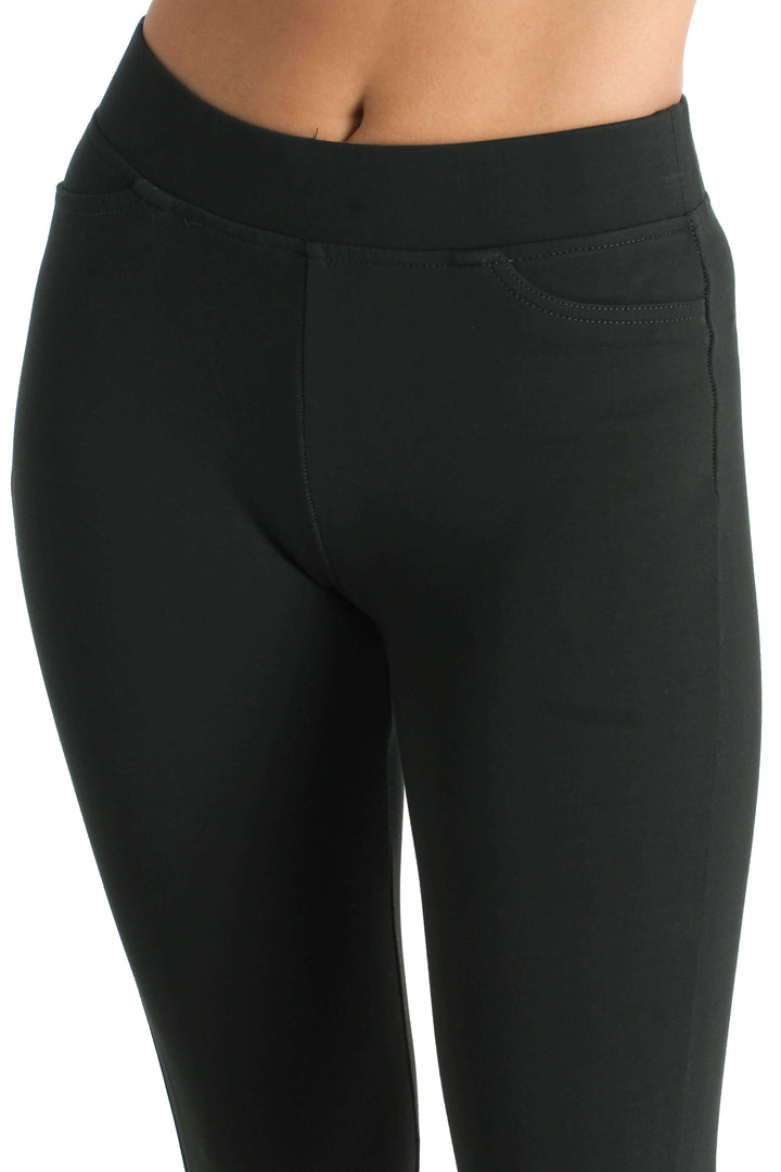 Pantalón Tempo Paris verde, vista lateral – ClosetRehab