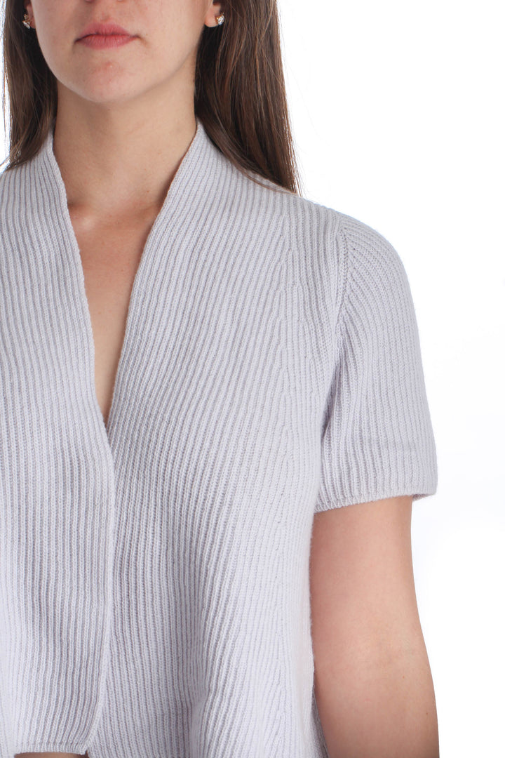 Suéter Ambrosi gris, vista lateral – ClosetRehab