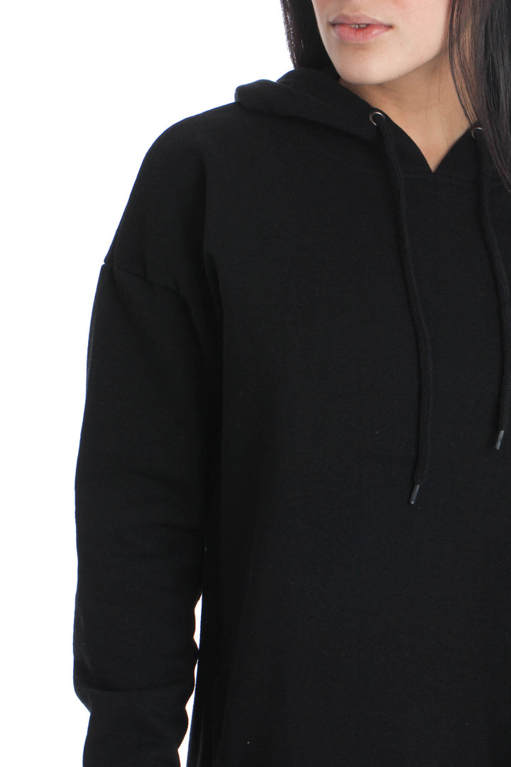 Chamarra Zenana Outfitters negro, vista lateral – ClosetRehab