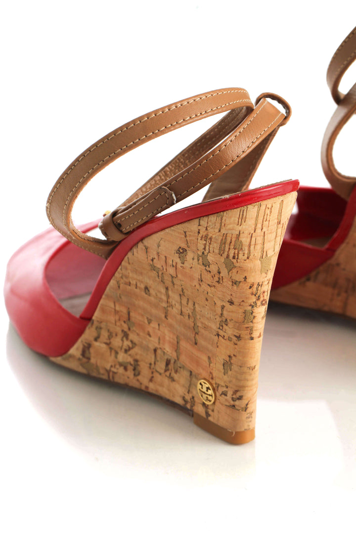 Zapato Tory Burch rojo, detalle 7 – ClosetRehab