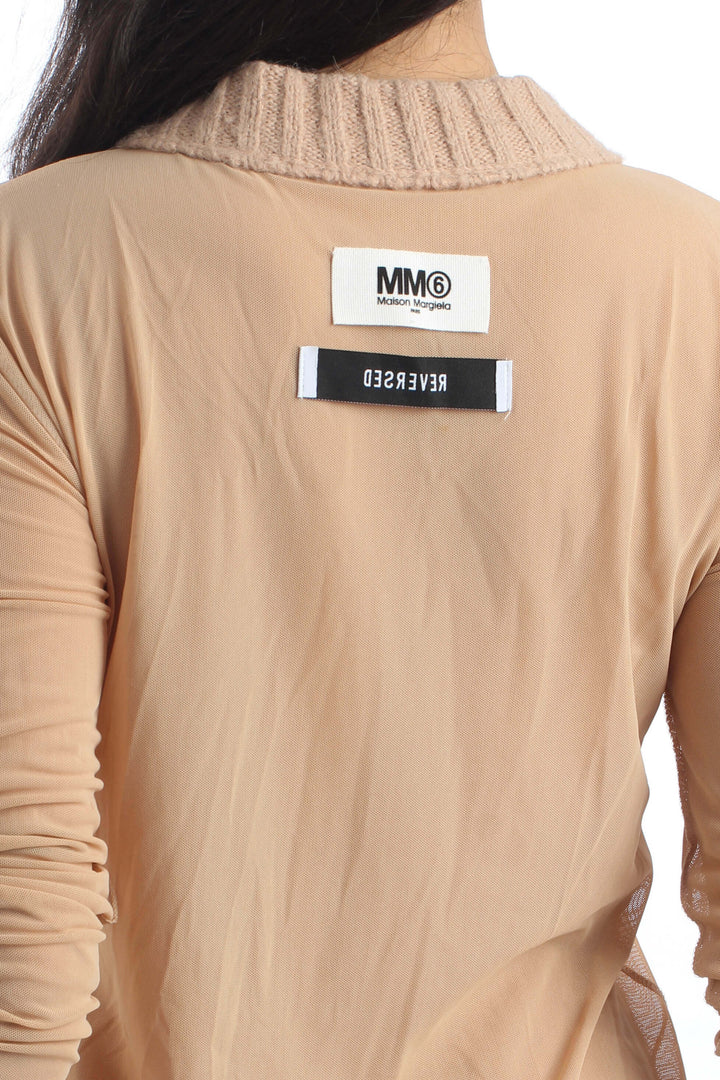 Blusa Maison Margiela beige, detalle – ClosetRehab