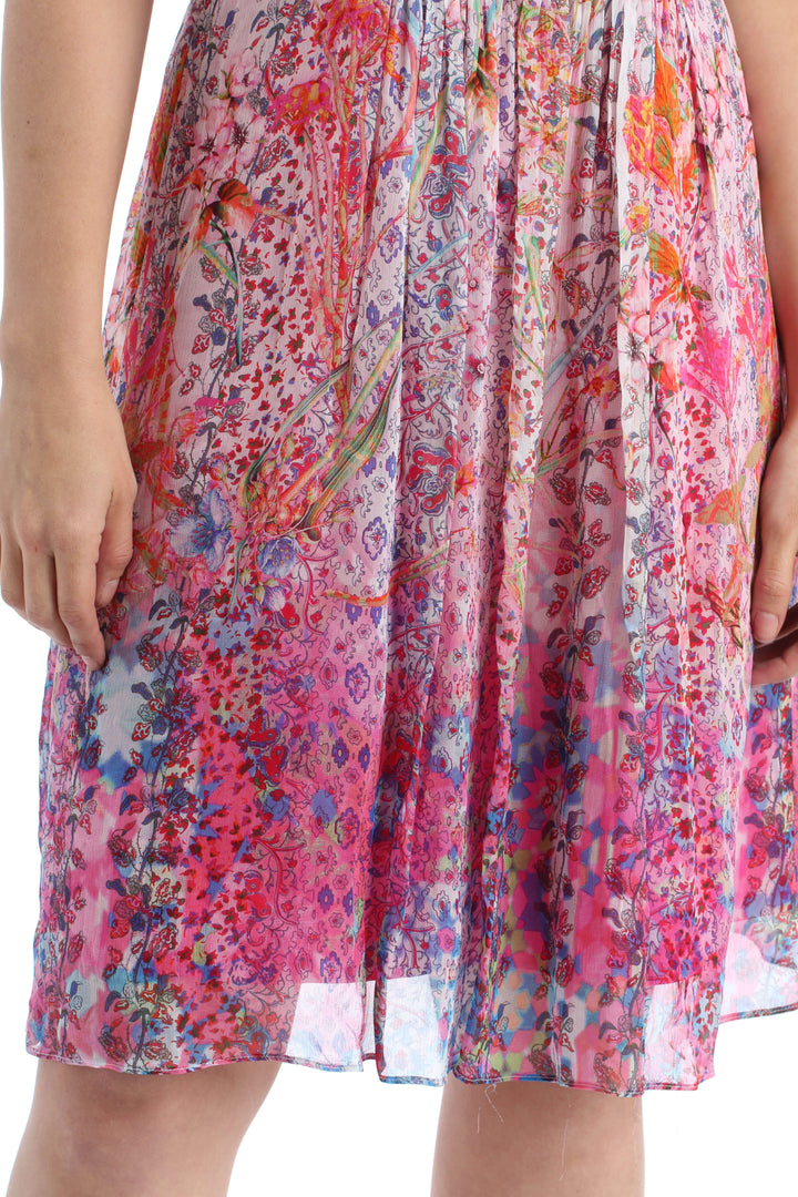 Vestido Elie Tahari rosa, detalle – ClosetRehab