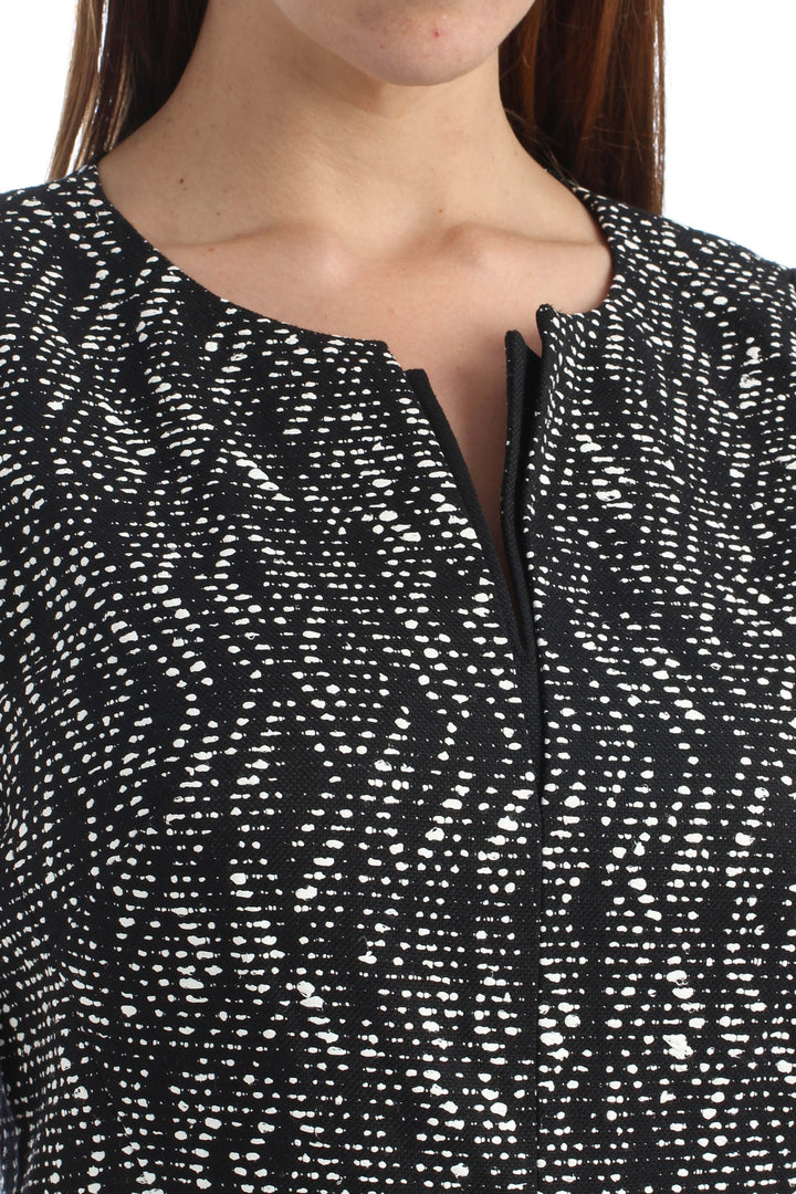 Vestido Lafayette148 negro, vista lateral – ClosetRehab