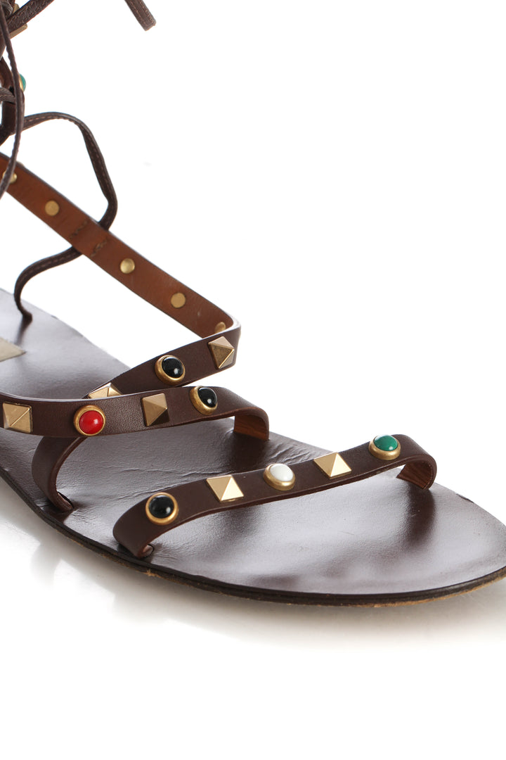 Zapato Valentino café, detalle 9 – ClosetRehab