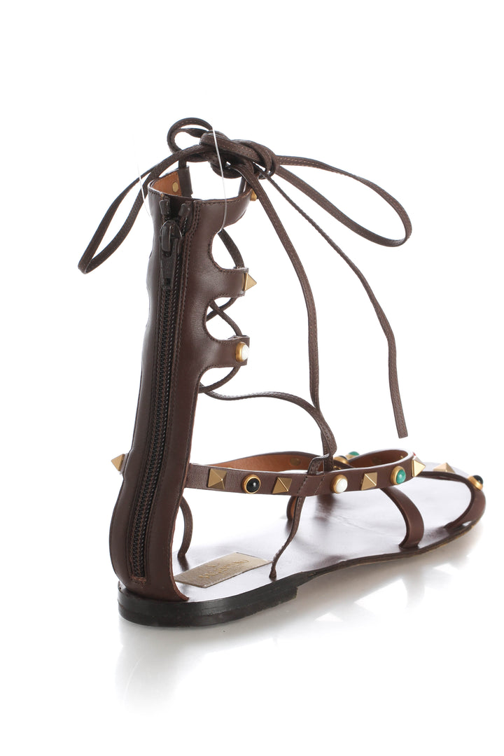 Zapato Valentino café, detalle 10 – ClosetRehab