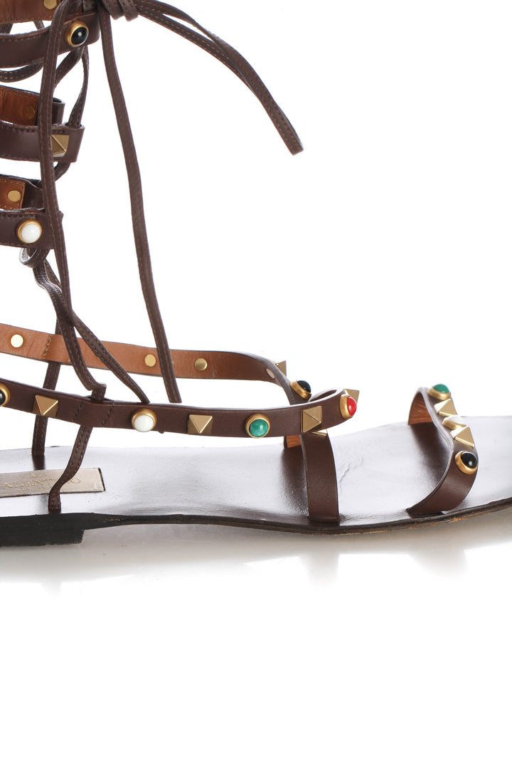Zapato Valentino café, detalle 12 – ClosetRehab