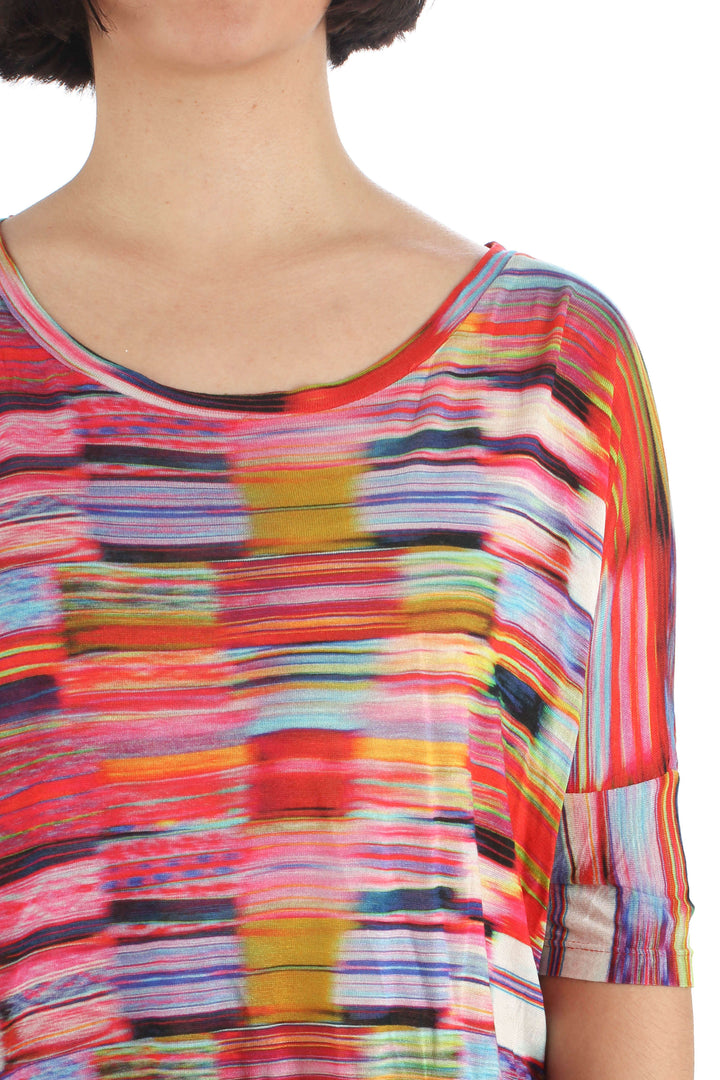 Blusa Velvet estampado, vista lateral – ClosetRehab