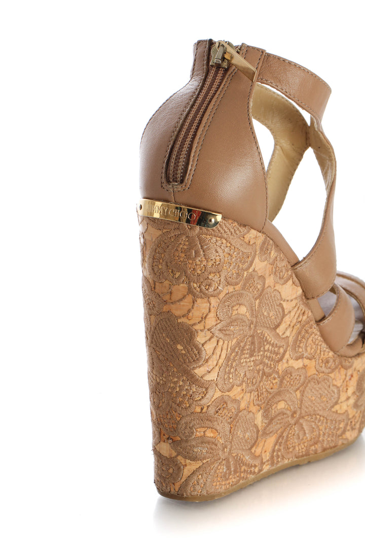Zapato Jimmy Choo café, detalle 7 – ClosetRehab
