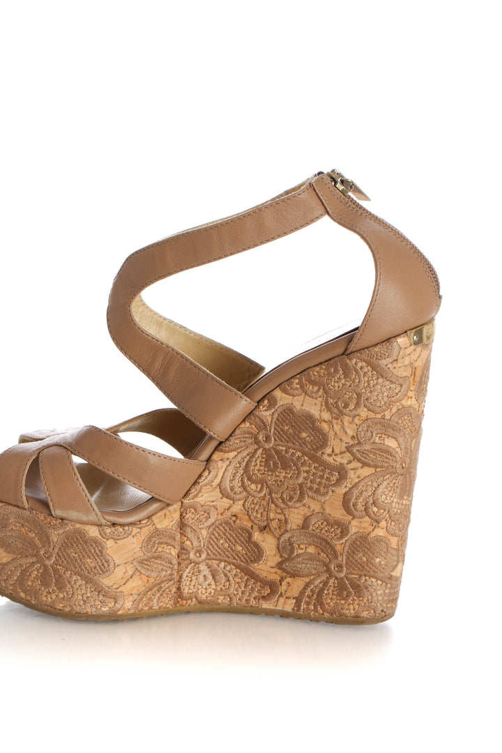 Zapato Jimmy Choo café, detalle 9 – ClosetRehab