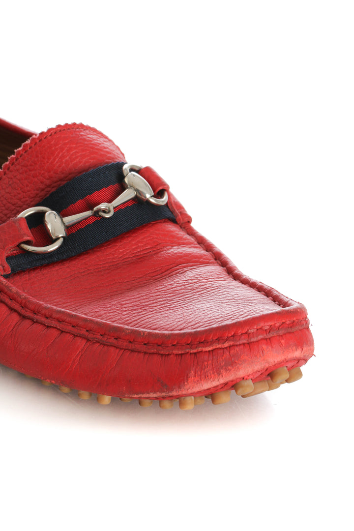 Zapato Gucci rojo, detalle 8 – ClosetRehab