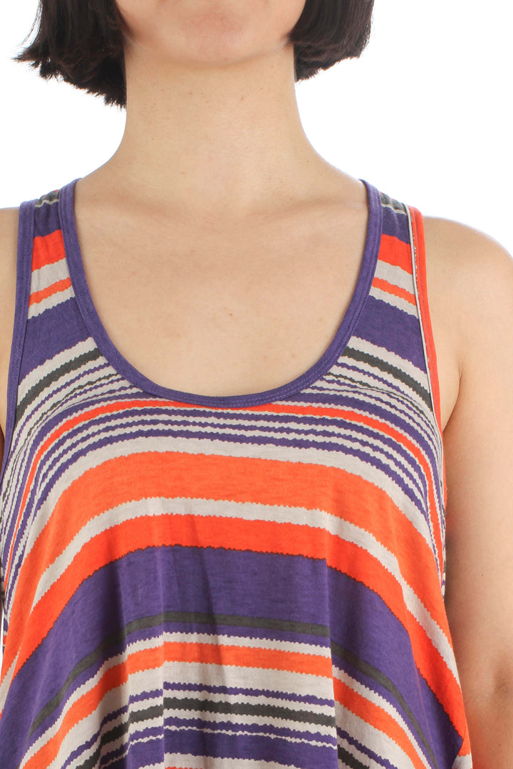 Blusa BCBG Maxazria naranja, vista lateral – ClosetRehab