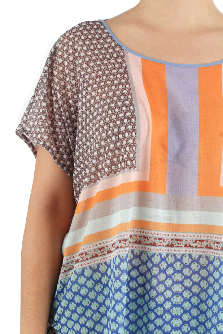 Blusa Clover Canyon estampado, vista lateral – ClosetRehab