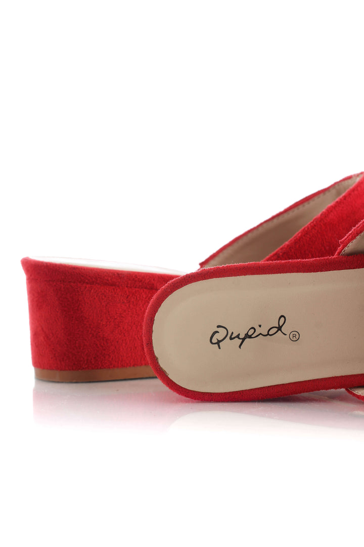 Zapato Qupid rojo, detalle 9 – ClosetRehab