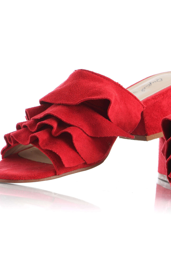 Zapato Qupid rojo, detalle 10 – ClosetRehab