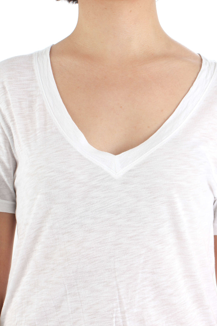 Blusa Splendid blanco, vista lateral – ClosetRehab