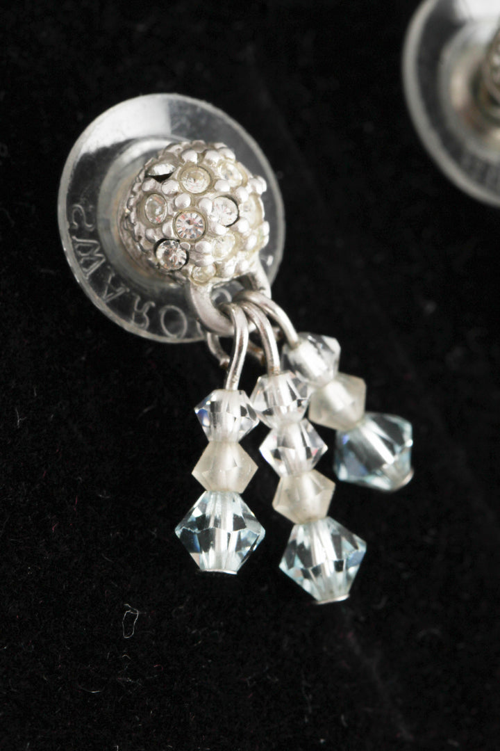 Aretes Swarovski, vista lateral – ClosetRehab