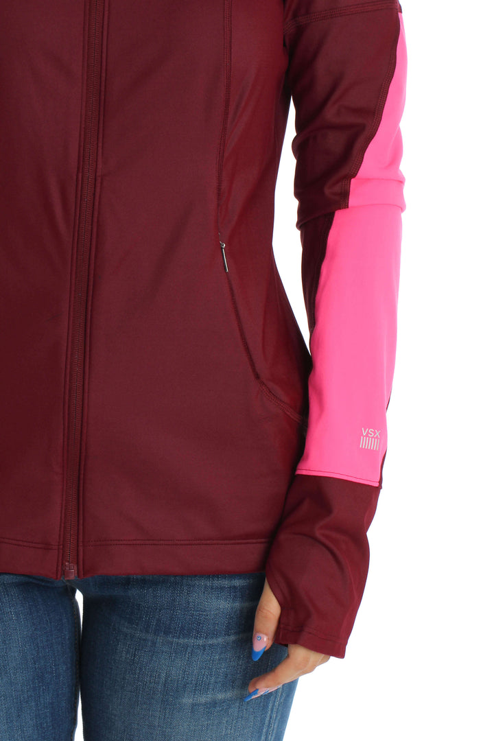 Chamarra VSX rosa, detalle – ClosetRehab