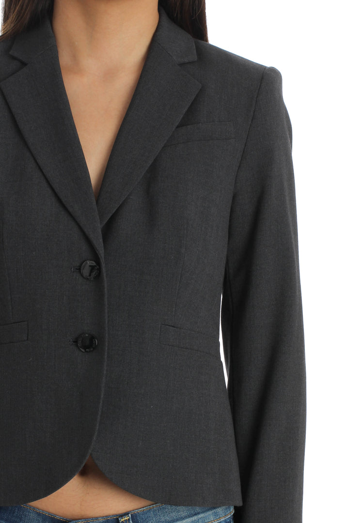 Saco Calvin Klein gris, vista lateral – ClosetRehab