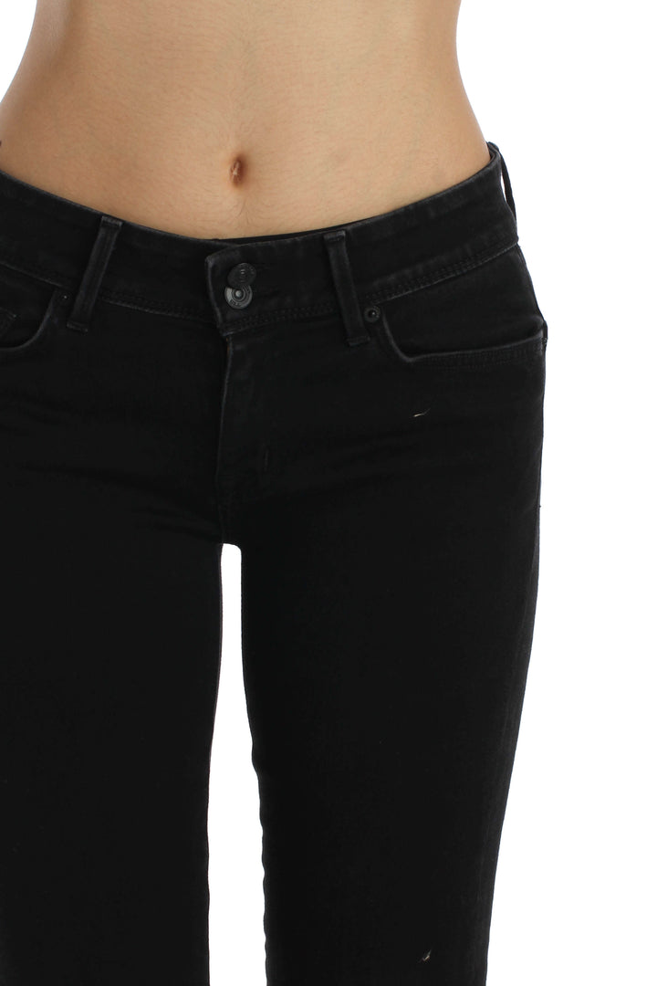 Jeans Hudson negro, vista lateral – ClosetRehab