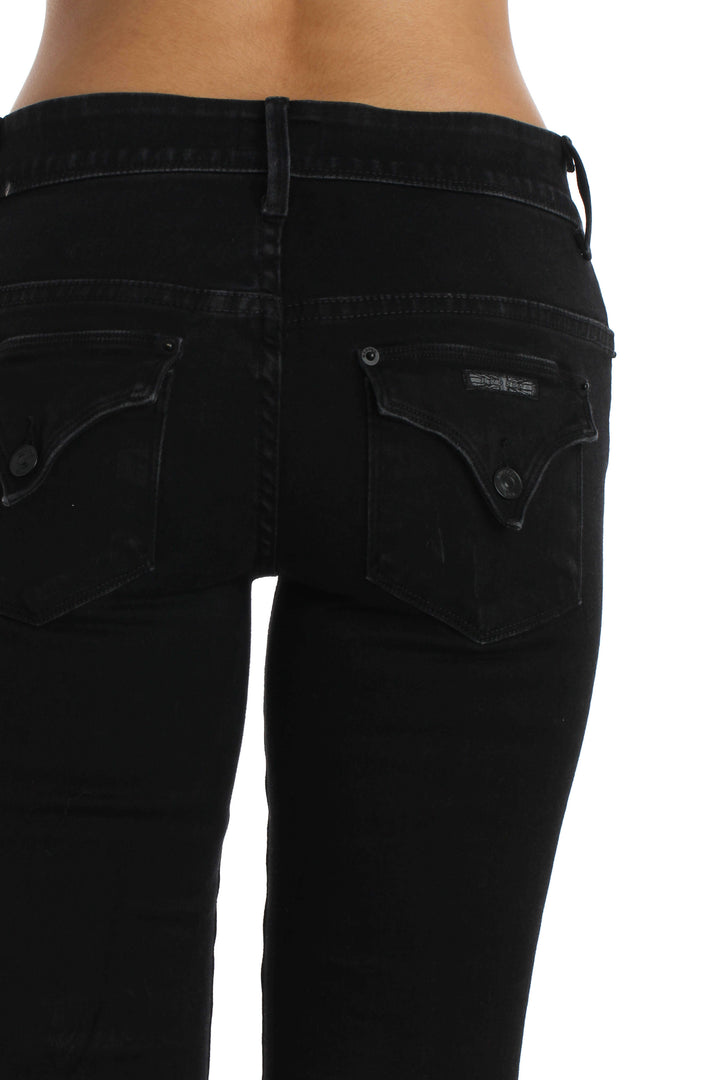 Jeans Hudson negro, detalle – ClosetRehab