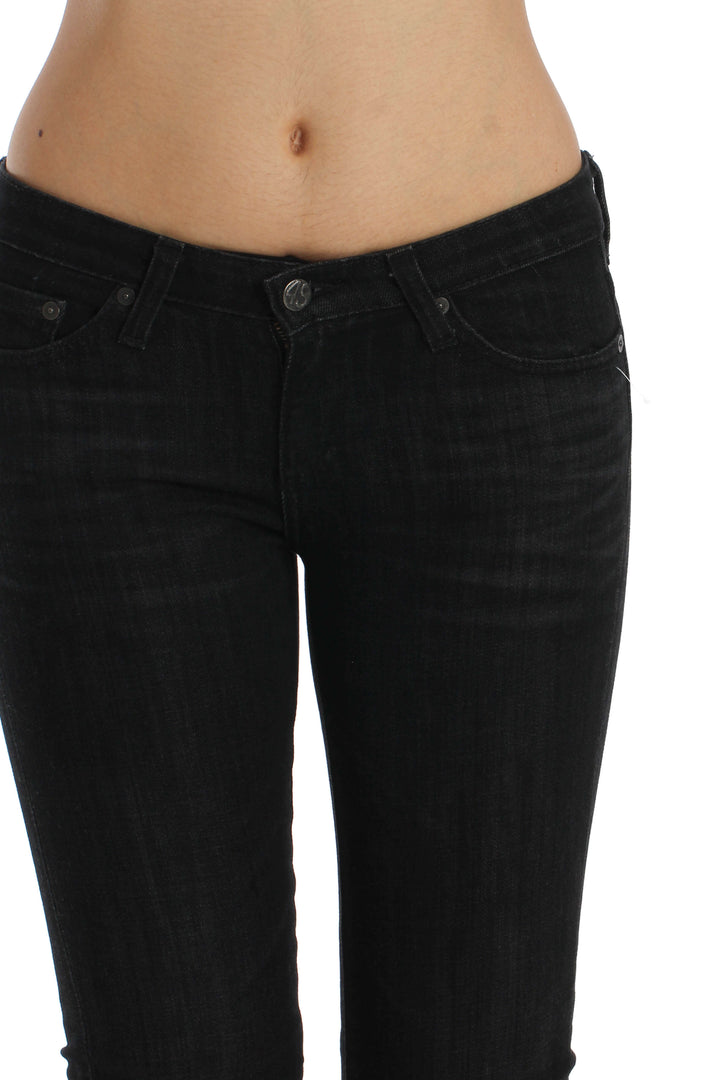 Jeans Adriano Goldschmied negro, vista lateral – ClosetRehab