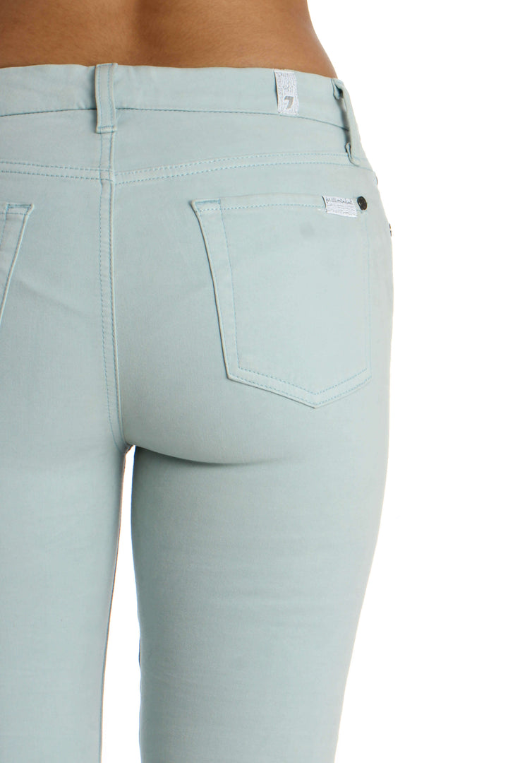 Jeans 7 For all Mankind azul, detalle – ClosetRehab