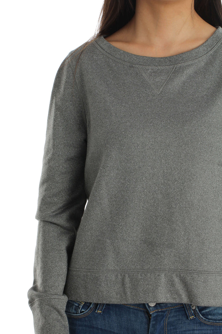 Sudadera Banana Republic gris, vista lateral – ClosetRehab