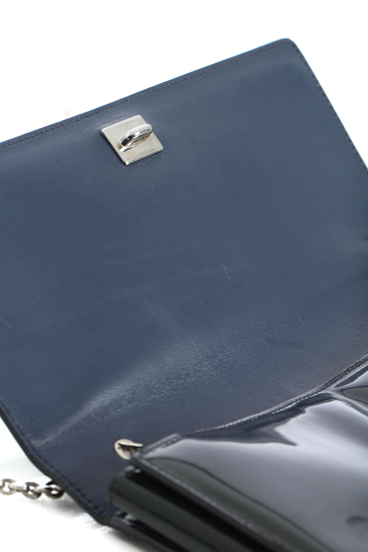 Bolsa Salvatore Ferragamo azul, detalle 10 – ClosetRehab