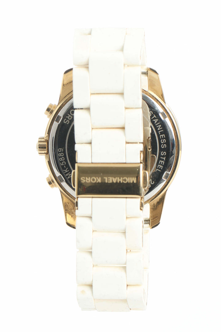 Reloj Michael Kors blanco, detalle 5 – ClosetRehab