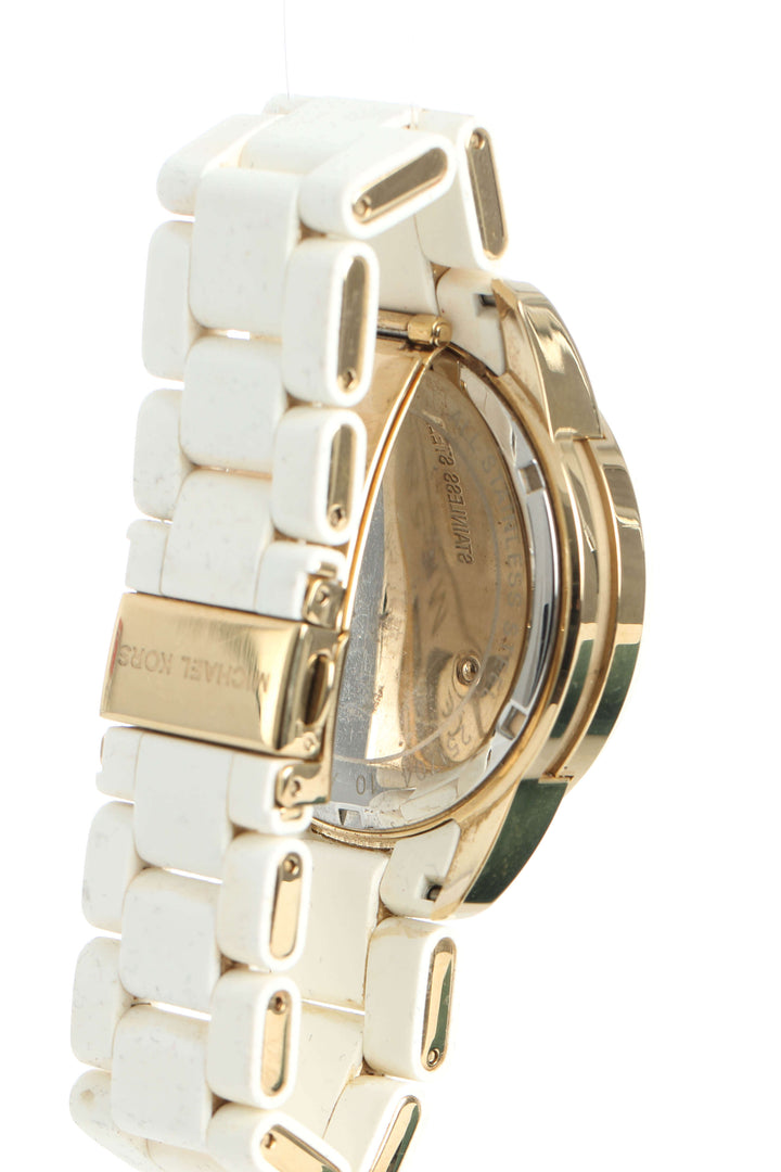 Reloj Michael Kors blanco, detalle 6 – ClosetRehab