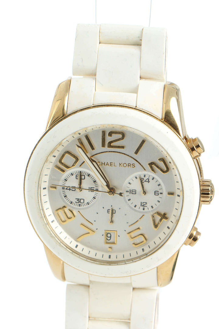Reloj Michael Kors blanco, detalle 8 – ClosetRehab