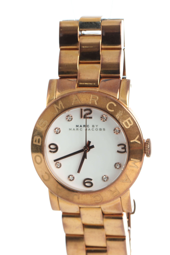 Reloj Marc Jacobs bronce y dorado, vista lateral – ClosetRehab