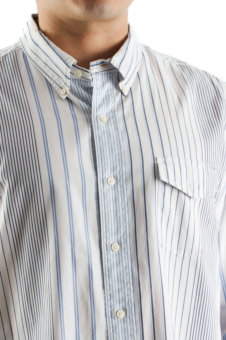Camisa Ralph Lauren azul, vista lateral – ClosetRehab