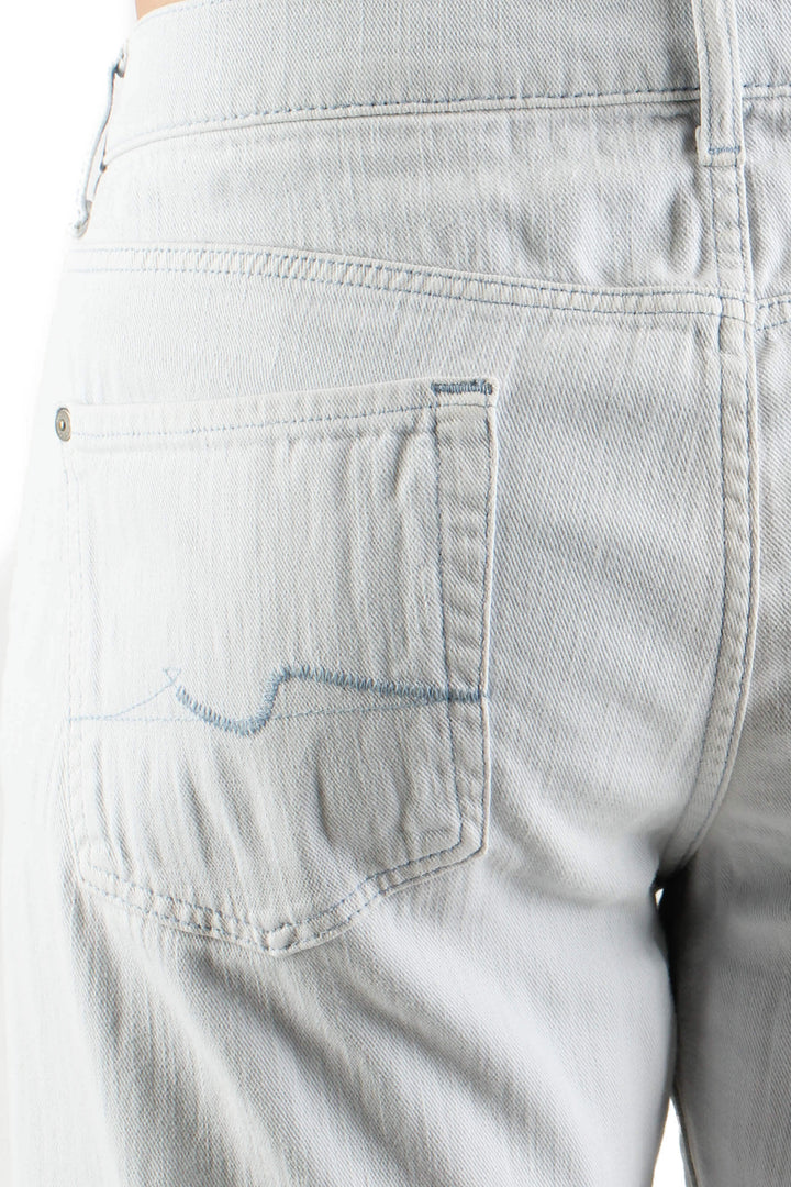 Jeans 7 For All Mankind blanco, vista lateral – ClosetRehab