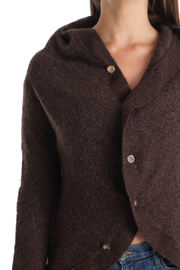 Suéter BCBG Maxazria café, vista lateral – ClosetRehab