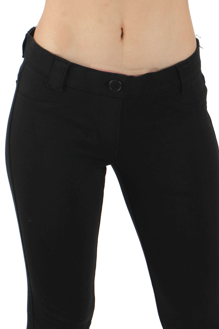 Pantalón Theory negro, vista lateral – ClosetRehab