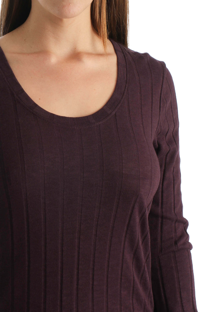 Blusa Sanctuary NWT morado, vista lateral – ClosetRehab