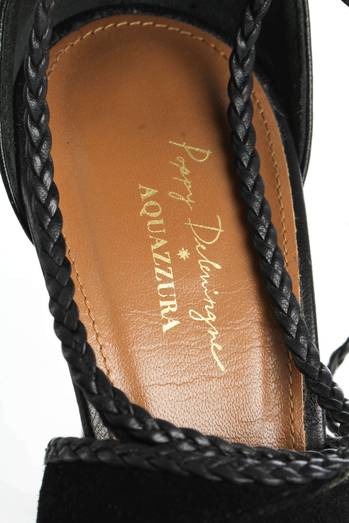 Zapato Aquazzura negro, detalle 9 – ClosetRehab
