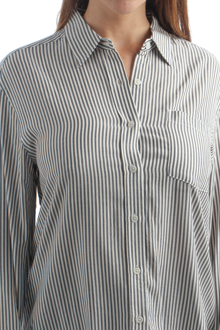 Blusa 7 For all Mankind rosa, vista lateral – ClosetRehab