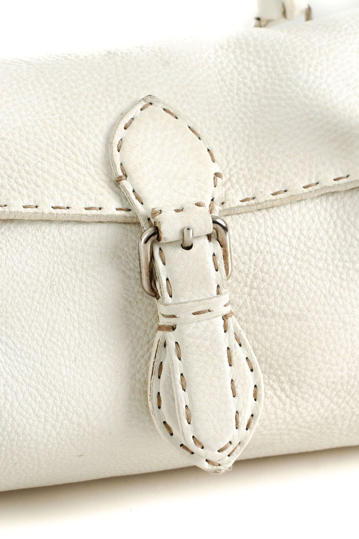 Bolsa Fendi blanco, detalle – ClosetRehab