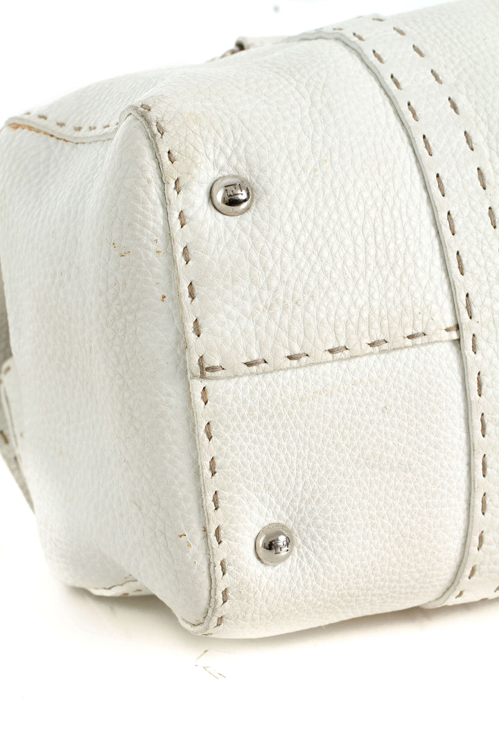 Bolsa Fendi blanco, detalle 8 – ClosetRehab